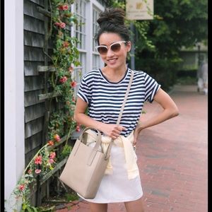 Everlane White Denim Mini Skirt- 25